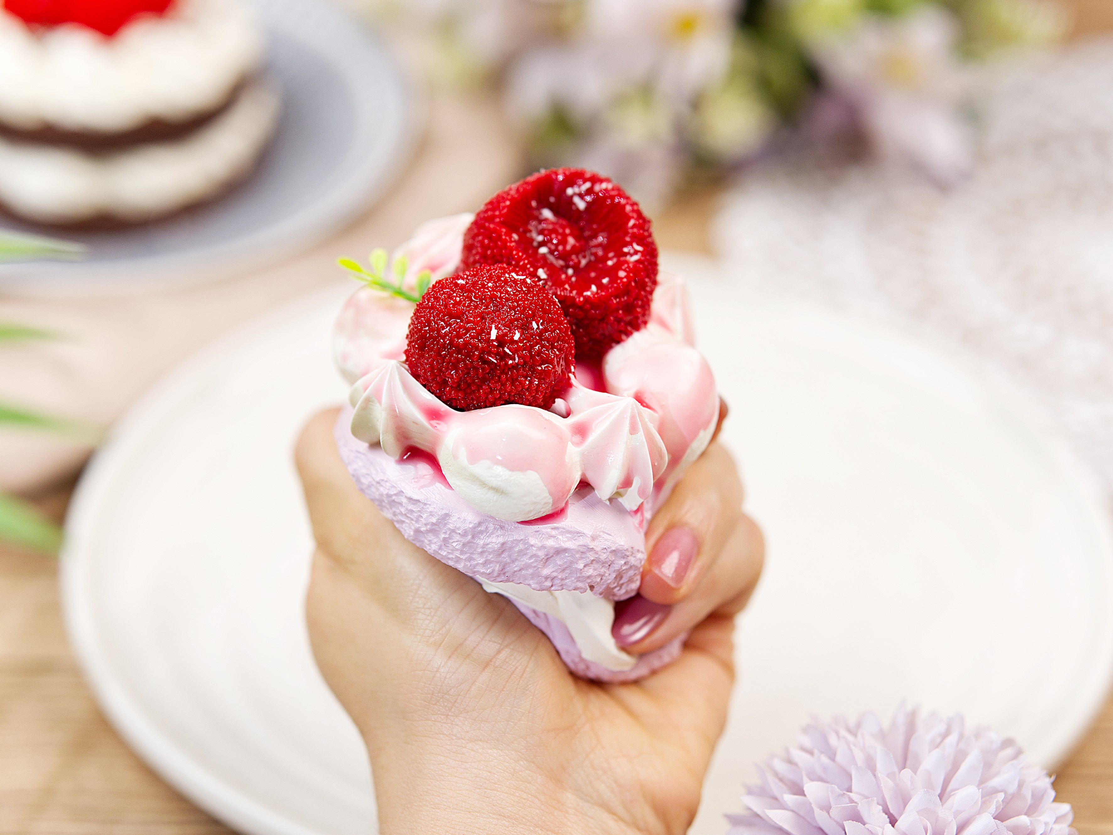 Chinese Bayberry Cream Mini Cake