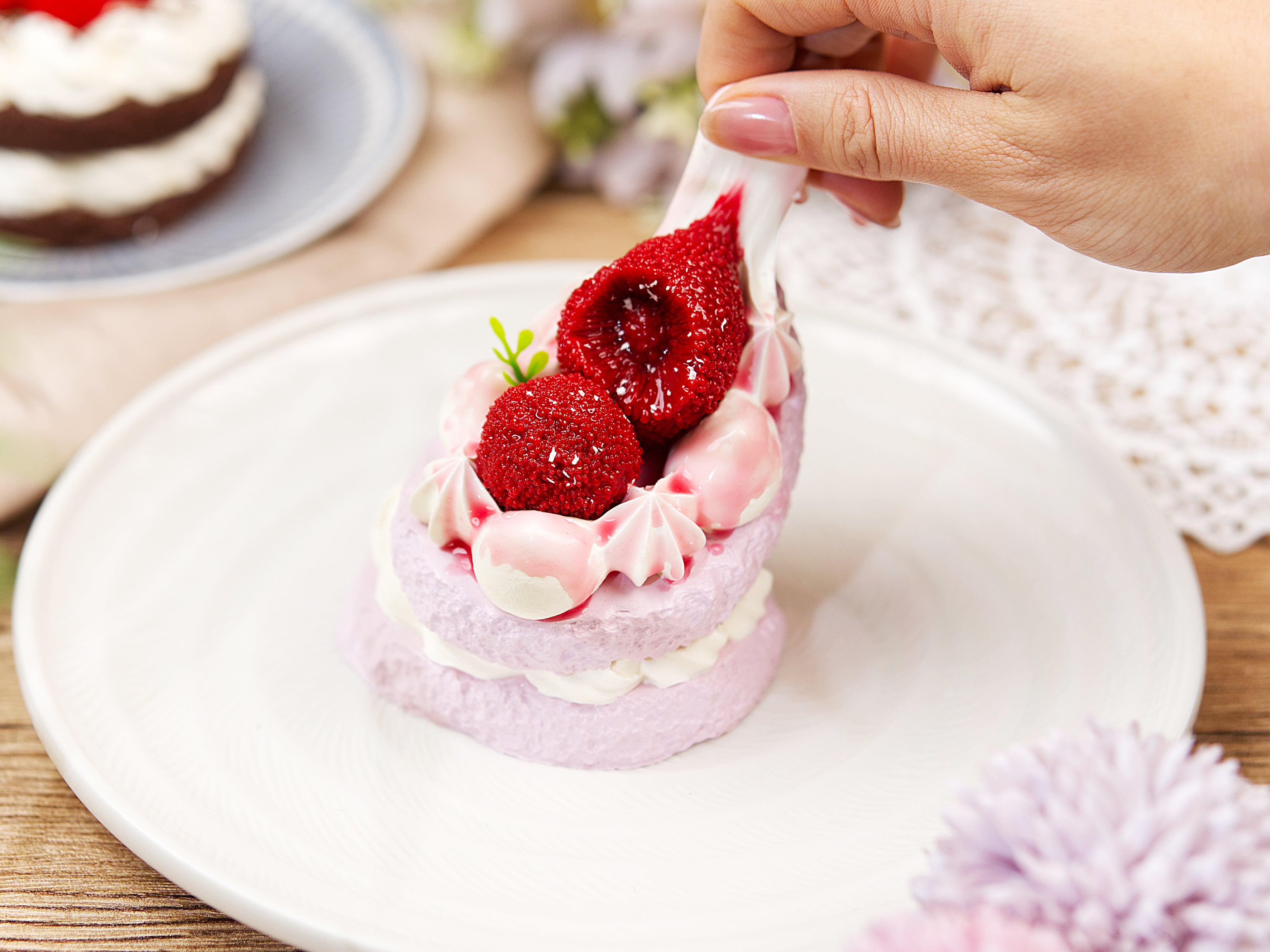 Chinese Bayberry Cream Mini Cake