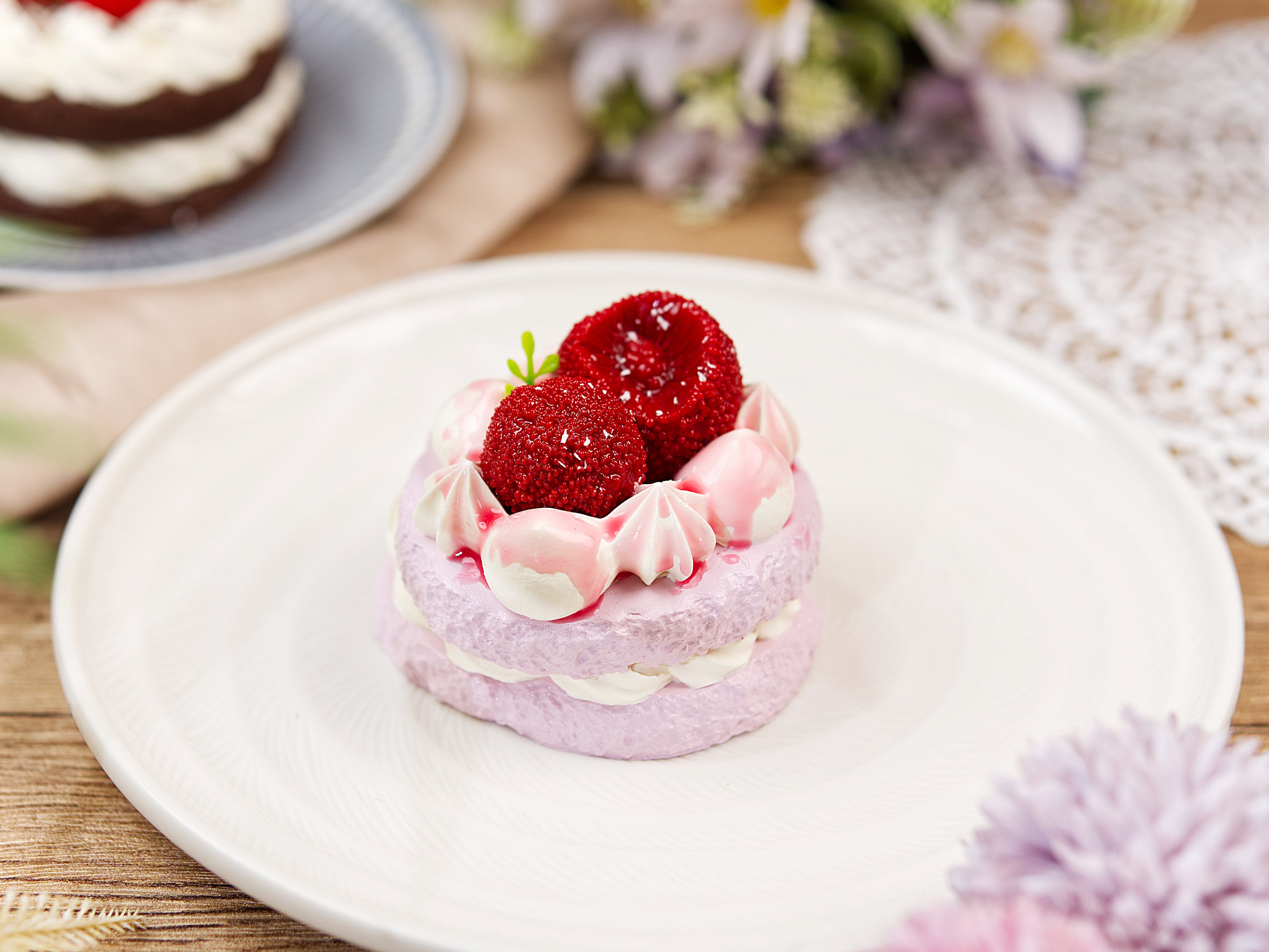 Chinese Bayberry Cream Mini Cake