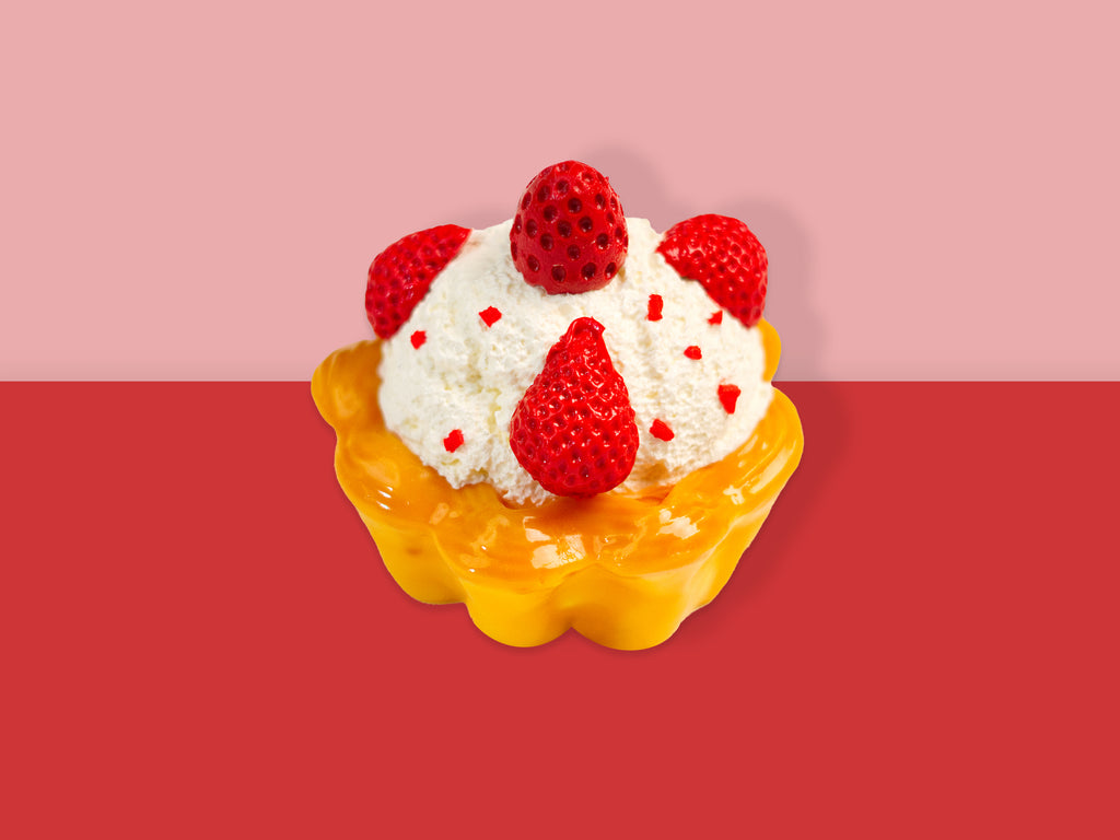 Strawberry Ice-Cream Egg Tart