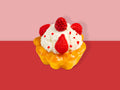 Strawberry Ice-Cream Egg Tart