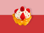 Strawberry Ice-Cream Egg Tart