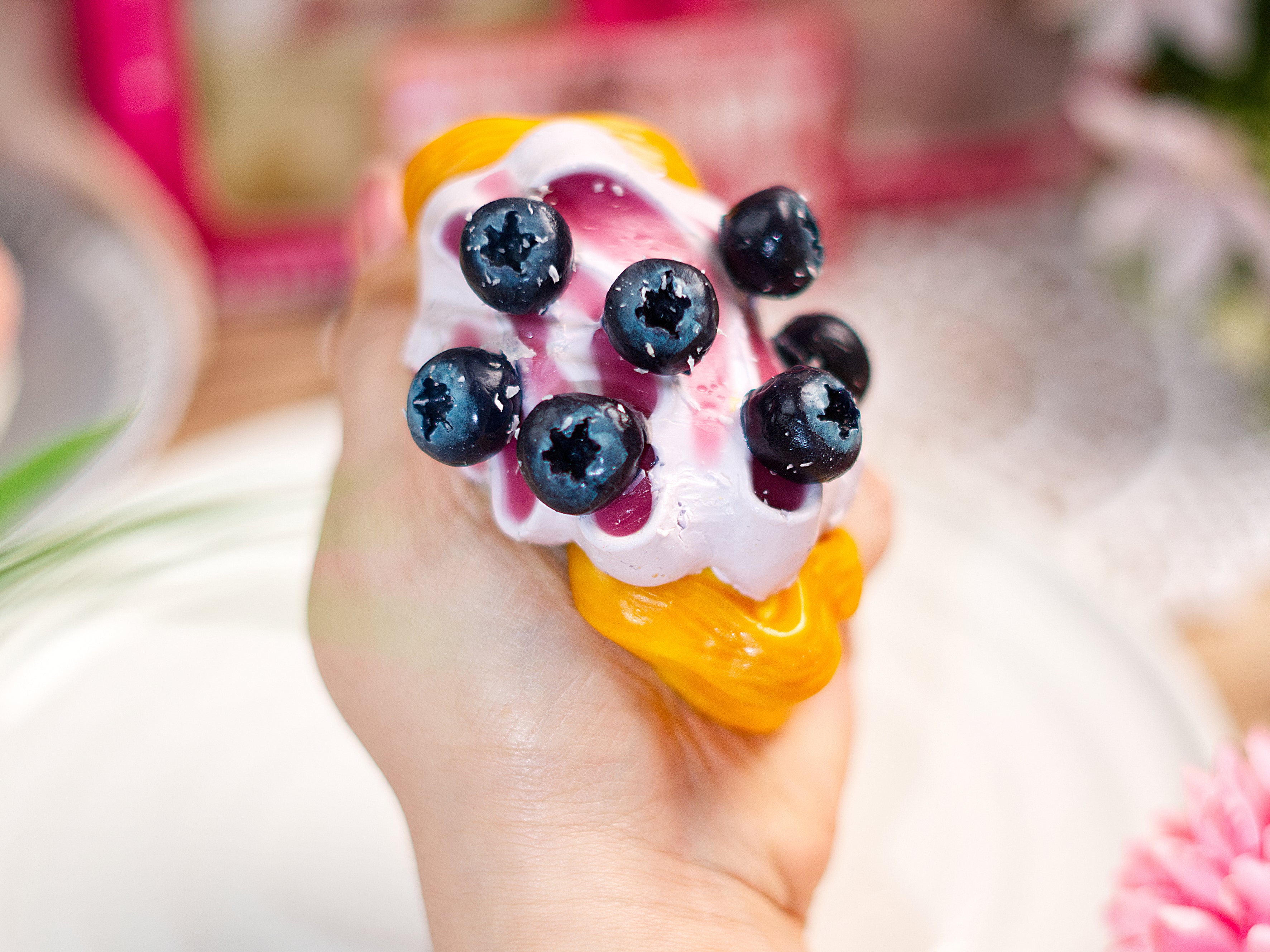 Blueberry Egg Tart